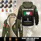 Personalized Italy Soldier/ Veteran With Name, Year And Rank Hoodie Zip Velvet Coat - 17636832