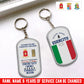 Personalized Rank And Name And Year Italy Soldier/Veterans Acrylic Keychain - 17681760
