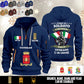 Personalized Italy Soldier/ Veteran With Name, Year And Rank Zip Hoodie Multicolor - 17563392