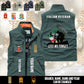 Personalized Italy Soldier/ Veteran With Name & Rank Sleeveless Jacket Multicolor - 17632512