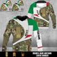 Personalized Italy Soldier/Veteran Camo with Name & Rank Hoodie All Over Printed - 17675712