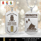Personalized Italy Soldier/Veteran with Rank, Name & Year Dog Tag Necklace - 17657568