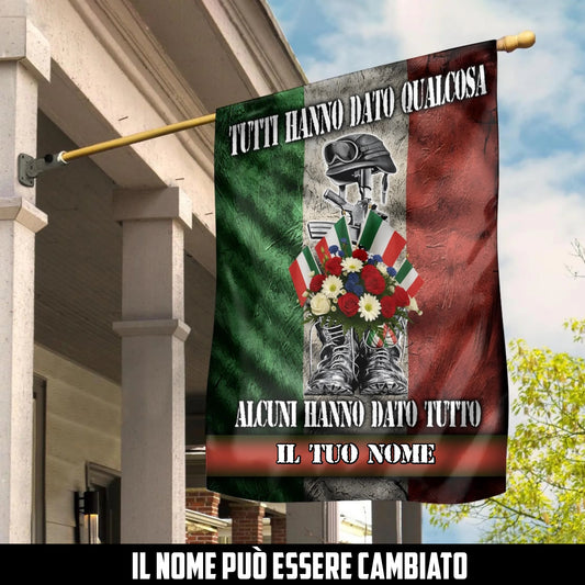 Bandiera in Onore dei Veterani Italiani – Nome Personalizzabile - 1757462405