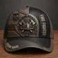 Personalized Fire Fighter baseball cap, Industrial Steel design with custom name