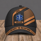Personalized EMS baseball cap, Diagonal Workshop design with custom name