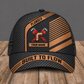 Personalized Plumber baseball cap, Diagonal Workshop design with custom name