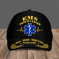 Personalized EMS baseball cap, Proud Career design with custom name