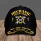 Personalized Mechanic baseball cap, Proud Career design with custom name