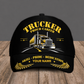 Personalized Trucker baseball cap, Proud Career design with custom name