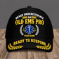 Personalized EMS baseball cap, Never Underestimate design with custom name
