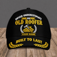 Personalized Roofer baseball cap, Never Underestimate design with custom name