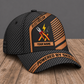 Personalized Electrician Diagonal Workshop baseball cap, three-quarter view with custom name