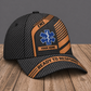 Personalized EMS Diagonal Workshop baseball cap, three-quarter view with custom name