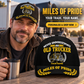Personalized Trucker Never Underestimate Baseball Cap — personalised ad with wearer and shopping CTA