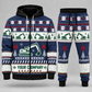 Excavator Operator Christmas zip hoodie and jogger navy with custom name and company