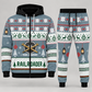 Railroader Christmas zip hoodie and jogger slate with custom name and company