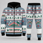 Roofer Christmas zip hoodie and jogger slate with custom name and company