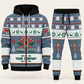 Sprinkler Fitter Christmas zip hoodie and jogger slate with custom name and company