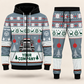 Trucker Christmas zip hoodie and jogger slate with custom name and company