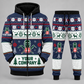 Welder Christmas zip hoodie and jogger navy with custom name and company