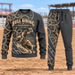 Bull Riding Curved Panel sweater and jogger combo, hero view with name and Since 2005 artwork