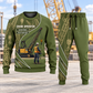 Crane Operator Curved Panel sweater and jogger combo, hero view with name and company artwork