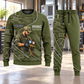 HVAC Curved Panel sweater and jogger combo, hero view with name and company artwork