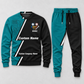 HVAC Diagonal Stripe sweater and jogger combo, hero view with name and company artwork