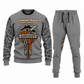 Arborist Central Emblem sweater and jogger combo, gray view with name and company artwork