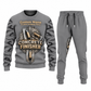 Concrete Finisher Central Emblem sweater and jogger combo, gray view with name and company artwork