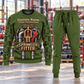 Sprinkler Fitter Central Emblem sweater and jogger combo, hero view with name and company artwork