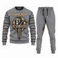 Welder Central Emblem sweater and jogger combo, gray view with name and company artwork