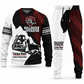 Bulldozer Operator Contrast Silhouette sweater and jogger combo, emblem view with name and company artwork