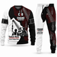 Crane Operator Contrast Silhouette sweater and jogger combo, typography view with name and company artwork