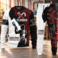 Plumber Contrast Silhouette sweater and jogger combo, hero view with name and company artwork