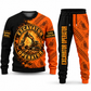 Excavator Operator Vertical Split sweater and jogger combo, emblem view with name and company artwork