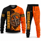 Ironworker Vertical Split sweater and jogger combo, emblem view with name and company artwork