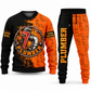 Plumber Vertical Split sweater and jogger combo, emblem view with name and company artwork