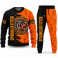 Sprinkler Fitter Vertical Split sweater and jogger combo, emblem view with name and company artwork