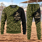 Bull Riding Diagonal Brush sweater and jogger combo, hero view with name and Since 2005 artwork