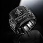 Logger Signature Crest ring in Black, showing CUSTOM NAME and SINCE 2000