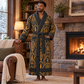 Personalized Logger Bathrobe - Art Deco Craft lifestyle view