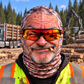Logger funny face balaclava - Style 4