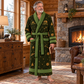 Personalized Logger Bathrobe - Night Shift lifestyle view