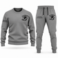 Blockmason matching top and jogger combo in Gray with name and company artwork