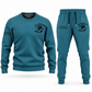 Blockmason matching top and jogger combo in Teal with name and company artwork