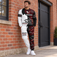 Bricklayer matching top and jogger combo worn by an adult model