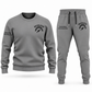 Bricklayer matching top and jogger combo in Gray with name and company artwork