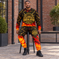 Bricklayer matching top and jogger combo worn by an adult model