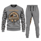 Stonemason matching top and jogger combo in Gray with name and company artwork
